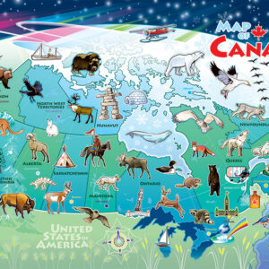 Cobble Hill Canada Map (Tray)