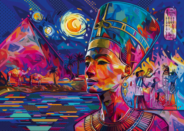 Ravensburger Nefertiti on the Nile 1000 - Image 2