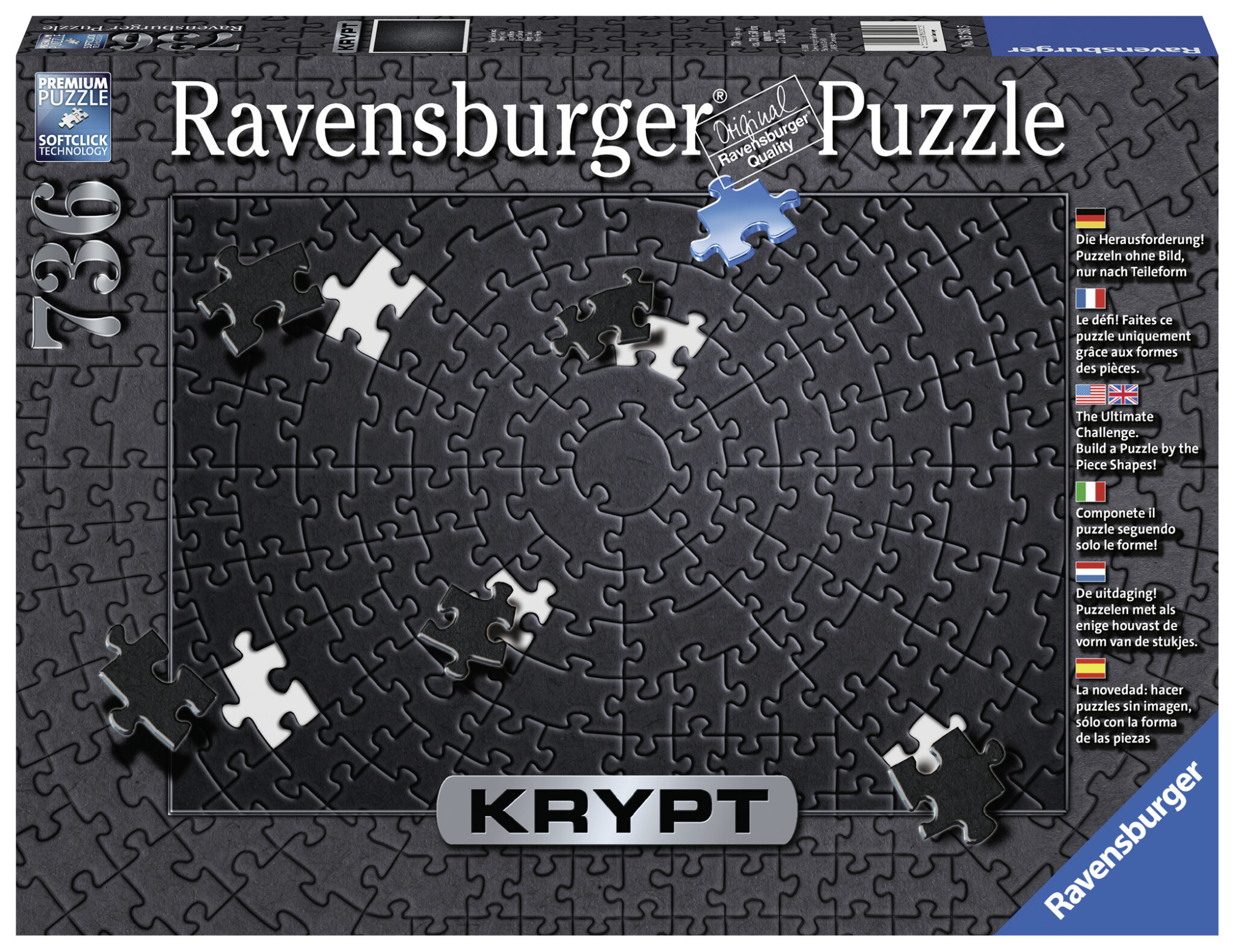 Ravensburger Krypt Black Premium Puzzles