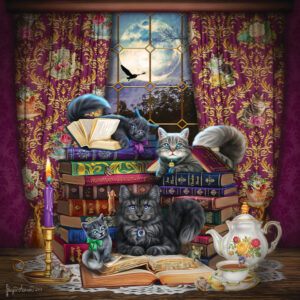 SunsOut Storytime Cats 500
