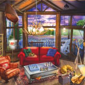 SunsOut Evening at the Cabin 300