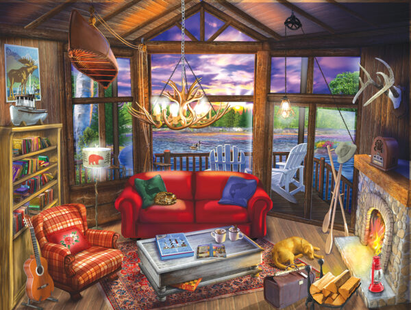 SunsOut Evening at the Cabin 300