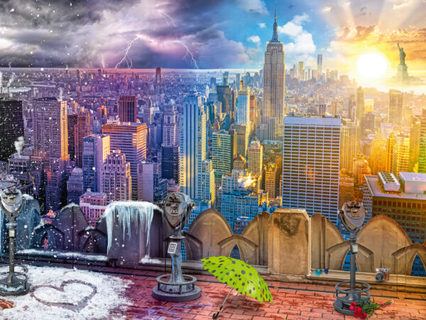 Ravensburger Seasons of New York Skyline 1500 - Image 3