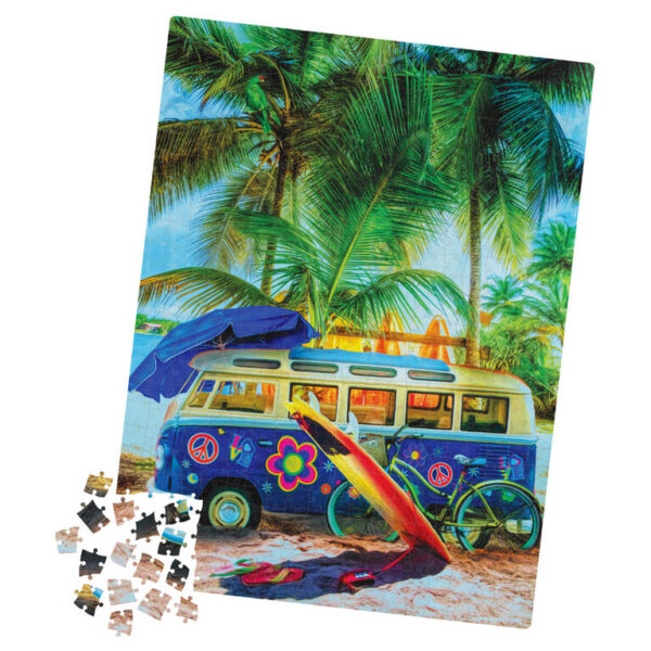 Milton Bradley Big Ben Lux Caribbean Island Surf Mood 500 - Image 5