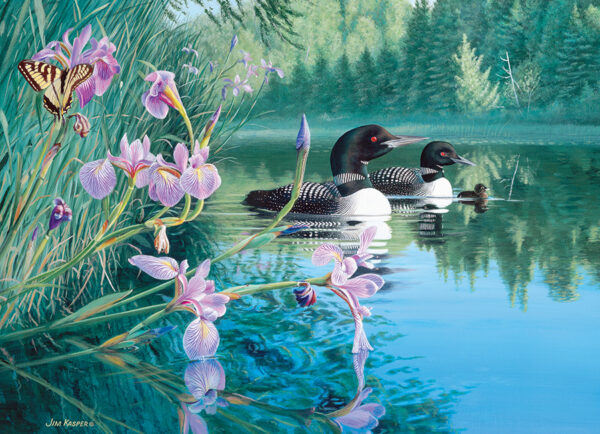 Cobble Hill Iris Cove Loons 500 - Image 2