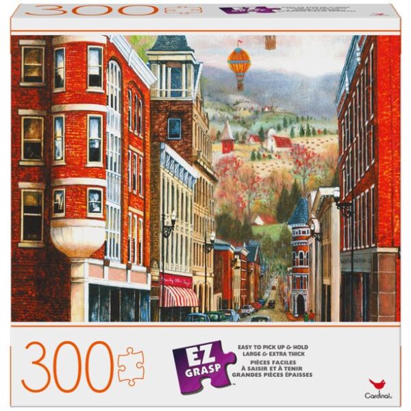 Cardinal The Clock Tower with Balloons 300