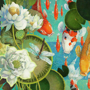 Cardinal David Galchatt Koi Pond 500