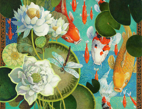 Cardinal David Galchatt Koi Pond 500