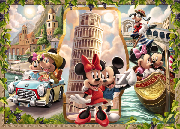 Ravensburger Disney Mickey Mouse: Vacation Mickey & Minnie 1000 - Image 2