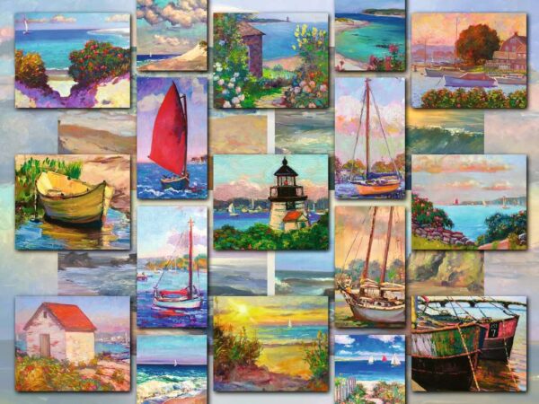 Ravenburger Coastal Collage 1500 - Image 2