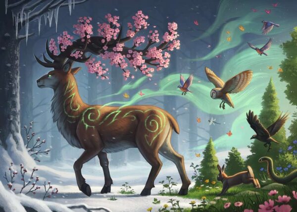 Ravensburger Spring Deer 1000 - Image 2