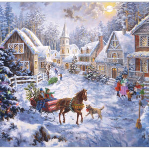 Crown Point Graphics Christmas Sleigh Ride 1000