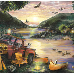 Crown Point Graphics Lakefront Camping 1000