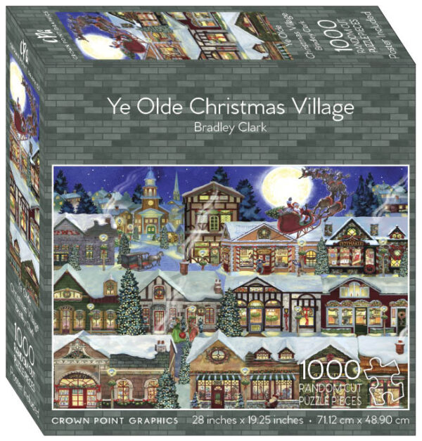 Crown Point Graphics Ye Olde Christmas Village 1000 - Image 2