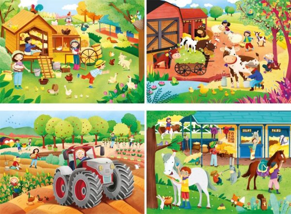 Clementoni The Farm 2x20 & 2x60 - Image 2