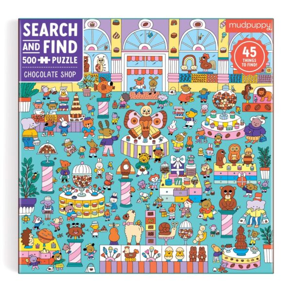 Mudpuppy Chocolate Shop Search & Find 500 - Image 5