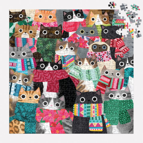 Galison Wintery Cats 500 - Image 5