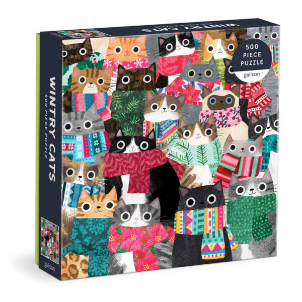Galison Wintery Cats 500
