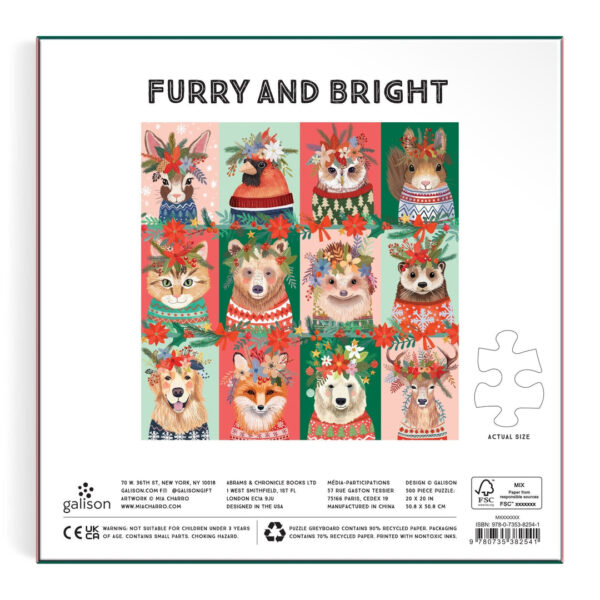 Galison Furry and Bright 500 - Image 5