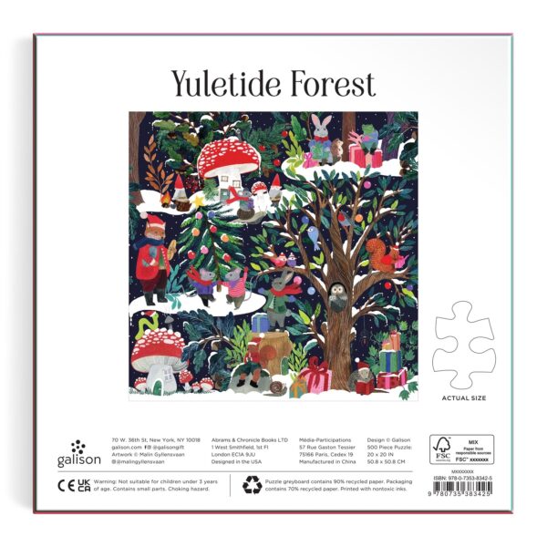 Galison Yuletide Forest 500 - Image 5