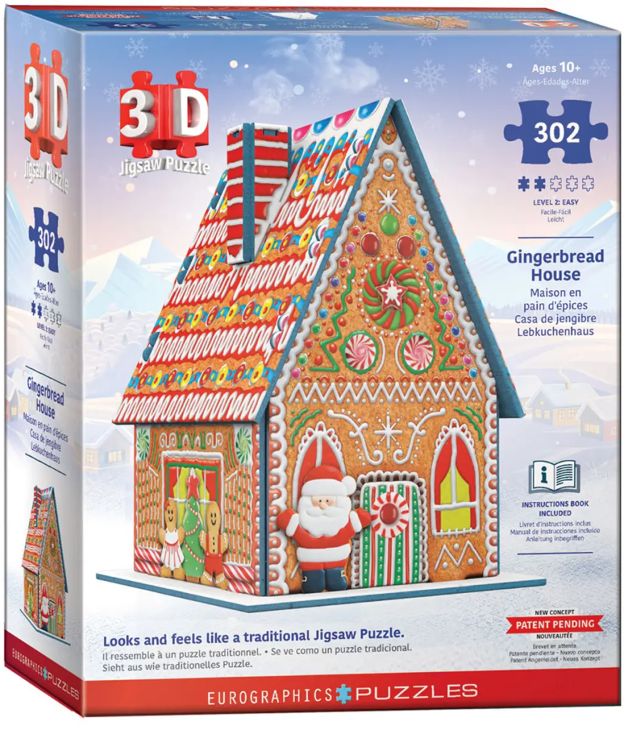 Eurographics Gingerbread House 3D 302 - Premium Puzzles